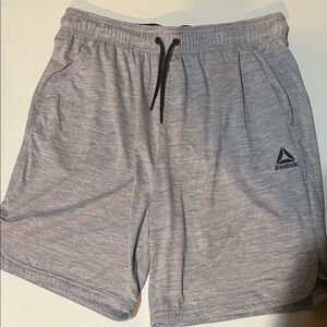 Reebok Men's Light Gray Athletic Shorts